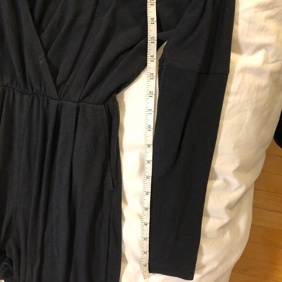 American Apparel Black Jumpsuit Plunging V-Neck Small - Picture 10 of 12